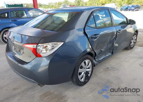 2016 Toyota Corolla Le из США, поврежденный, VIN 2T1BURHE6GC612110